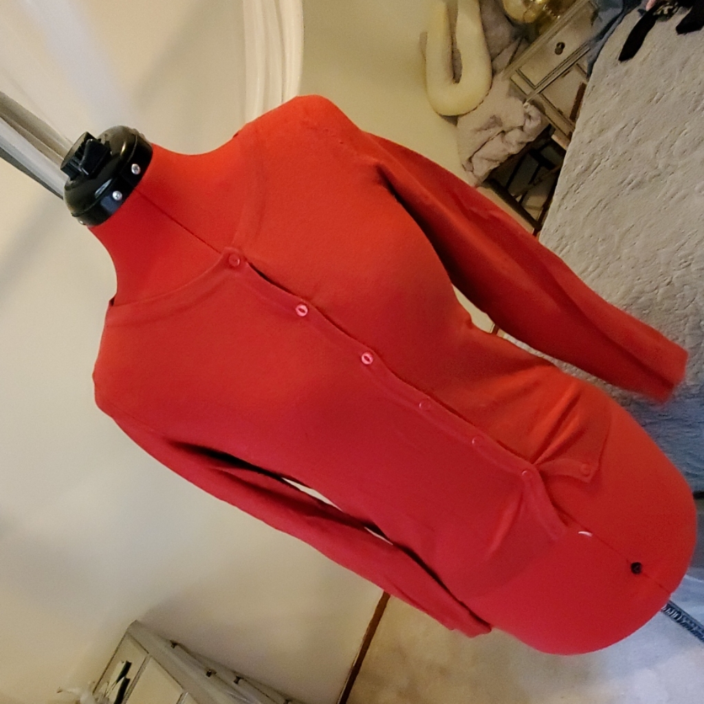 H&M Basic Size Xs Red Cardigans
